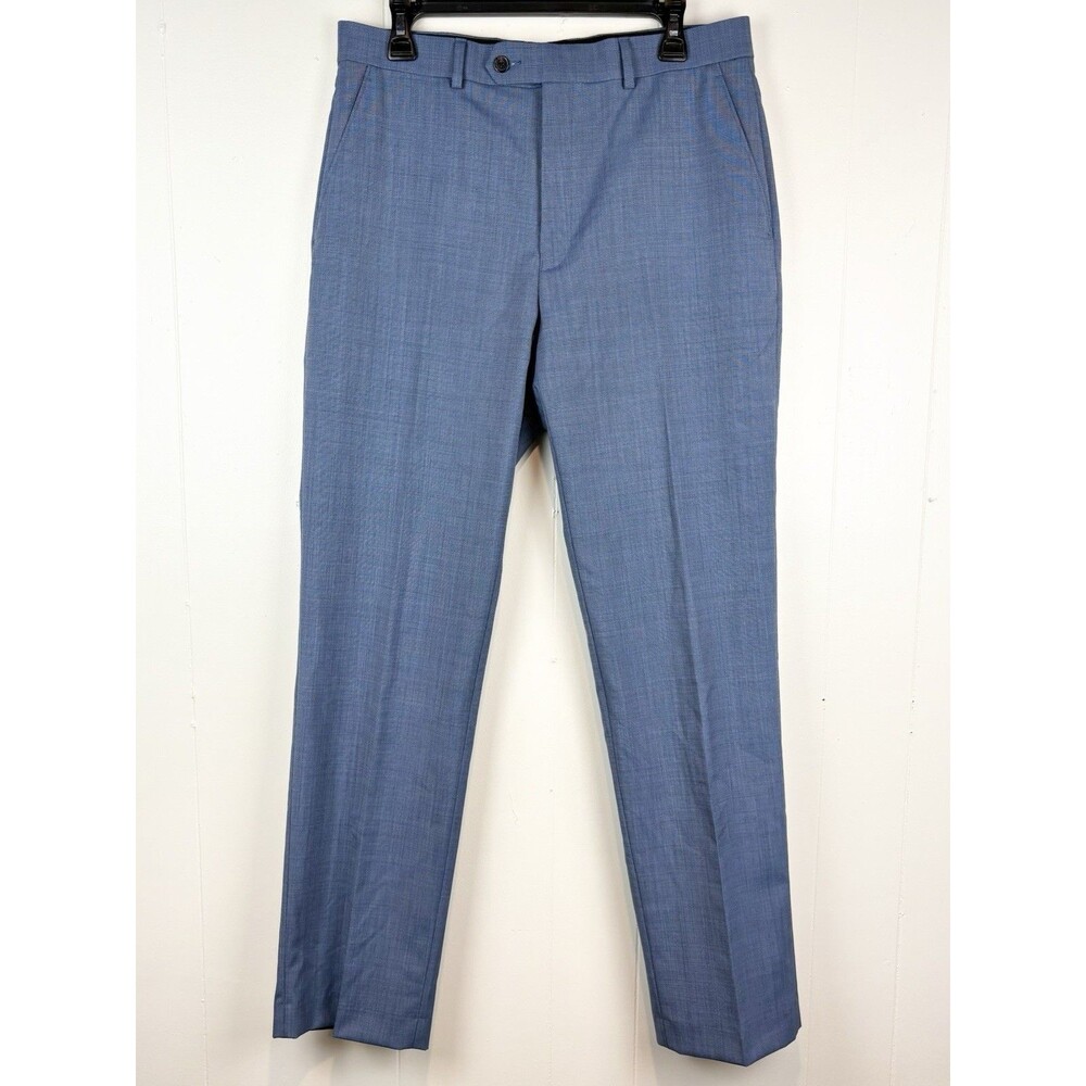Lauren Ralph Lauren Men's Paints Suit Dress Work Office Blue Size 34X32